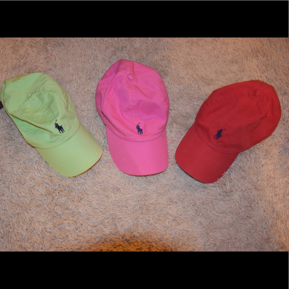 Bundle of Polo hats